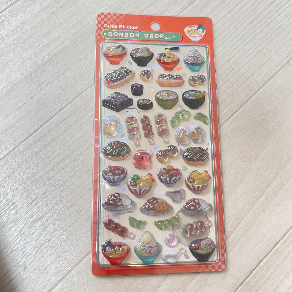 新品未使用 和柄 ボンボンドロップシール 日本食 正規品 BONBON JAPAN