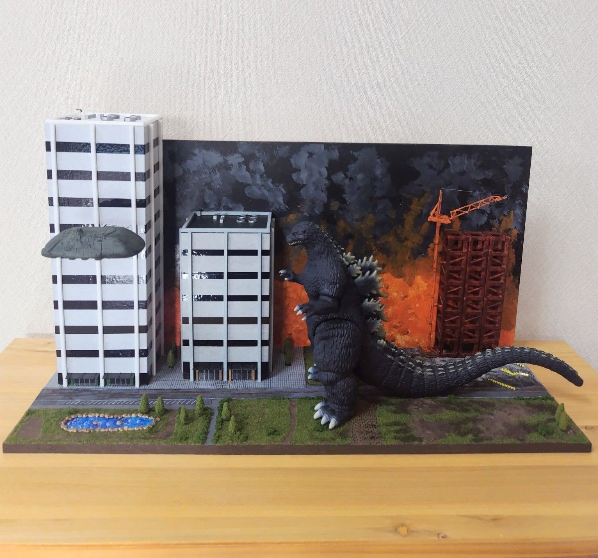 ジオラマ模型 ゴジラvsスーパーX2｜Yahoo!フリマ（旧PayPayフリマ）