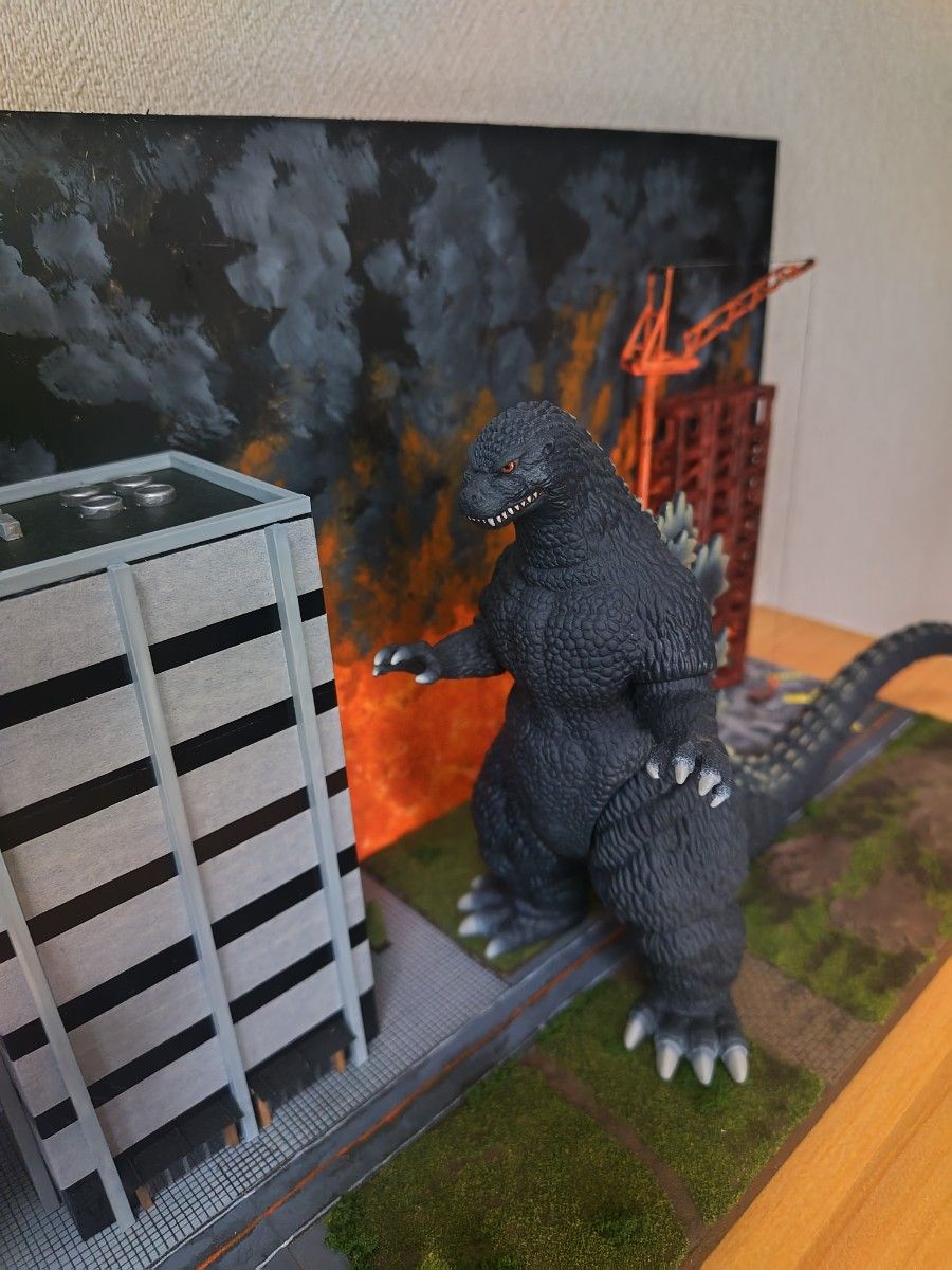 ジオラマ模型 ゴジラvsスーパーX2｜Yahoo!フリマ（旧PayPayフリマ）