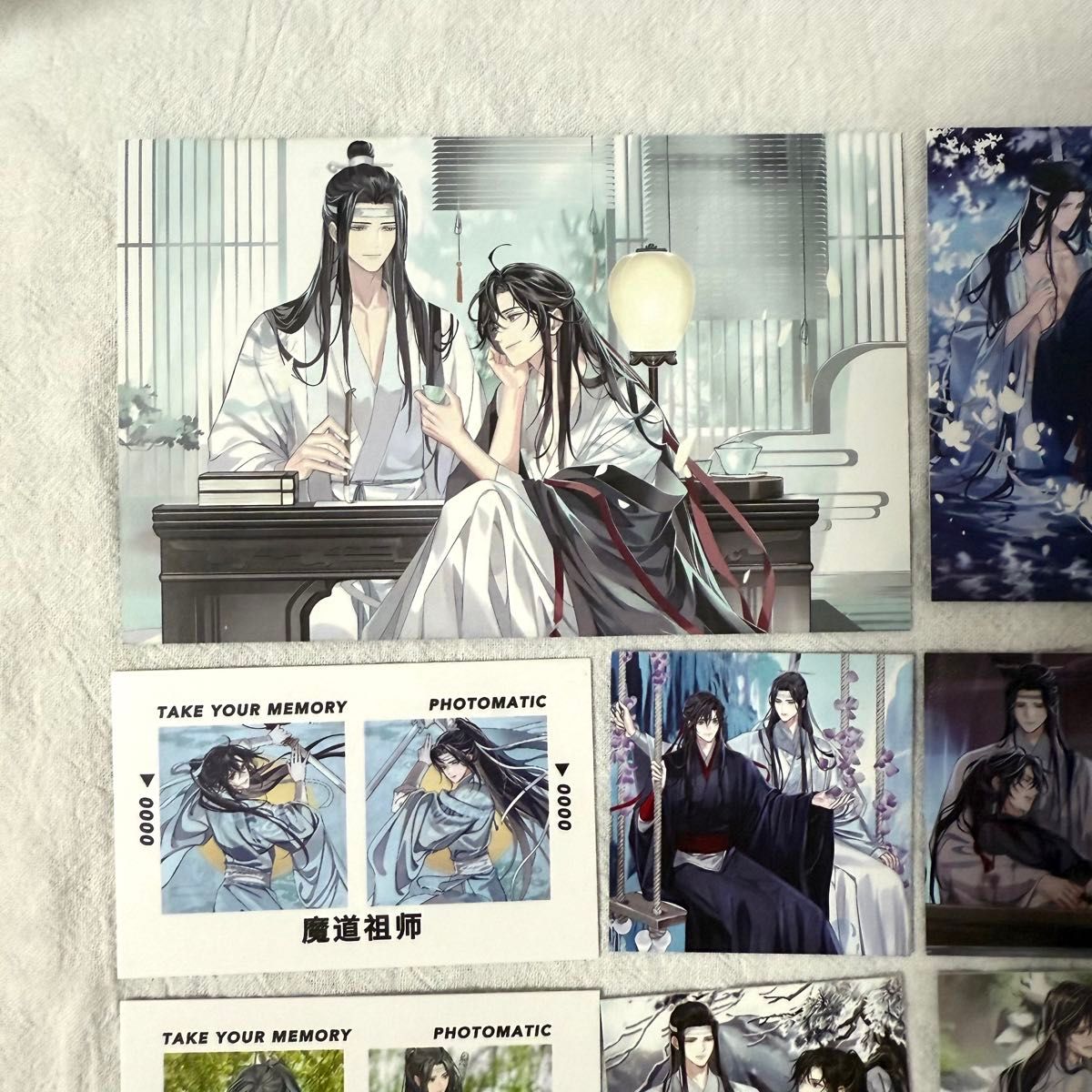 魔道祖師 ミニイラストカード グッズ セット 魏無羨 藍忘機｜Yahoo