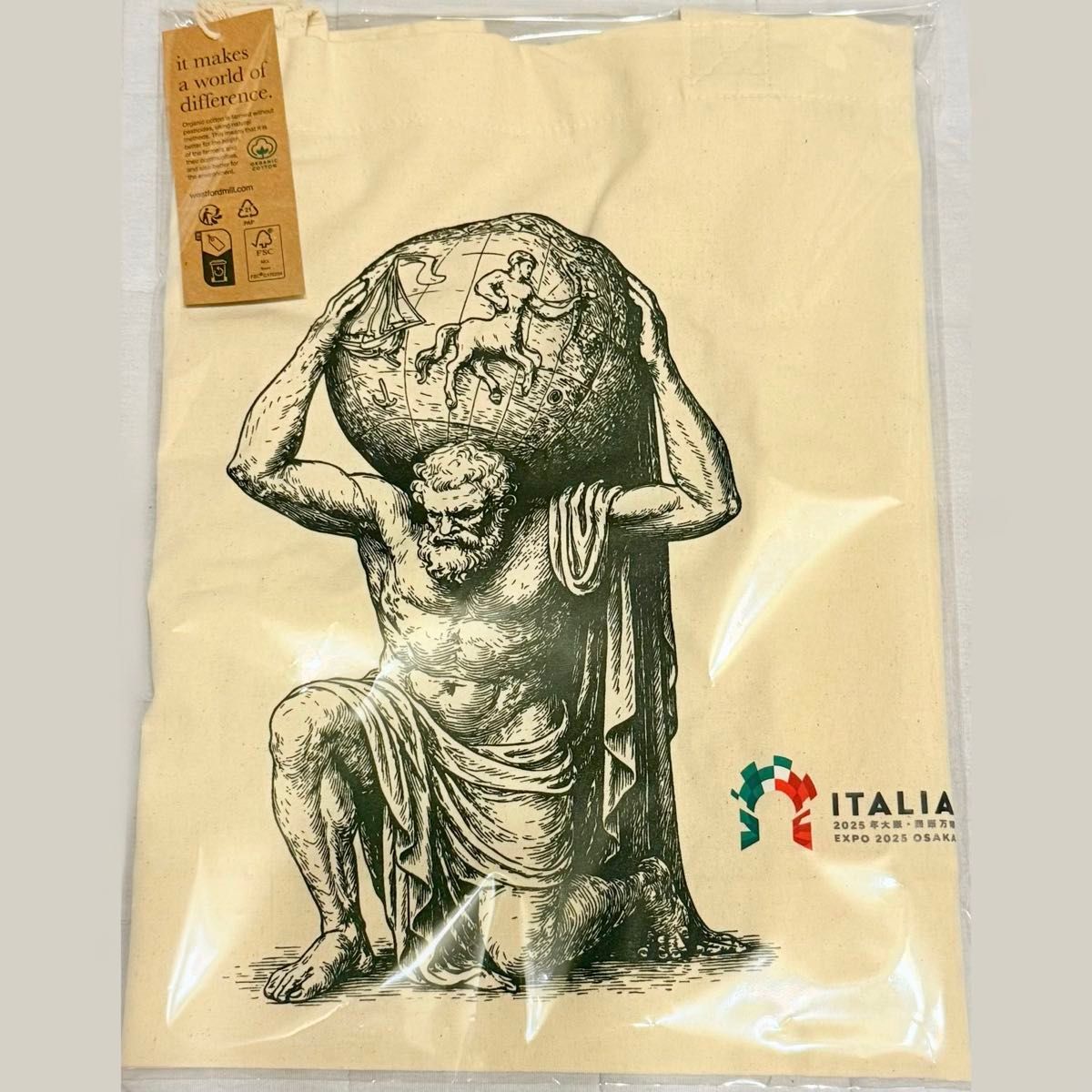 大阪関西万博 イタリアパビリオン イタリア館 トートバッグ