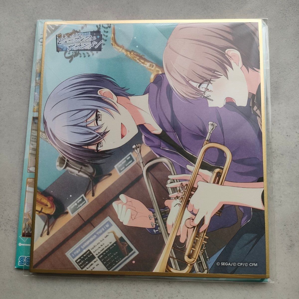 青柳冬弥 プロセカ ミニ色紙コレクション49B 鳴らせビューティフル