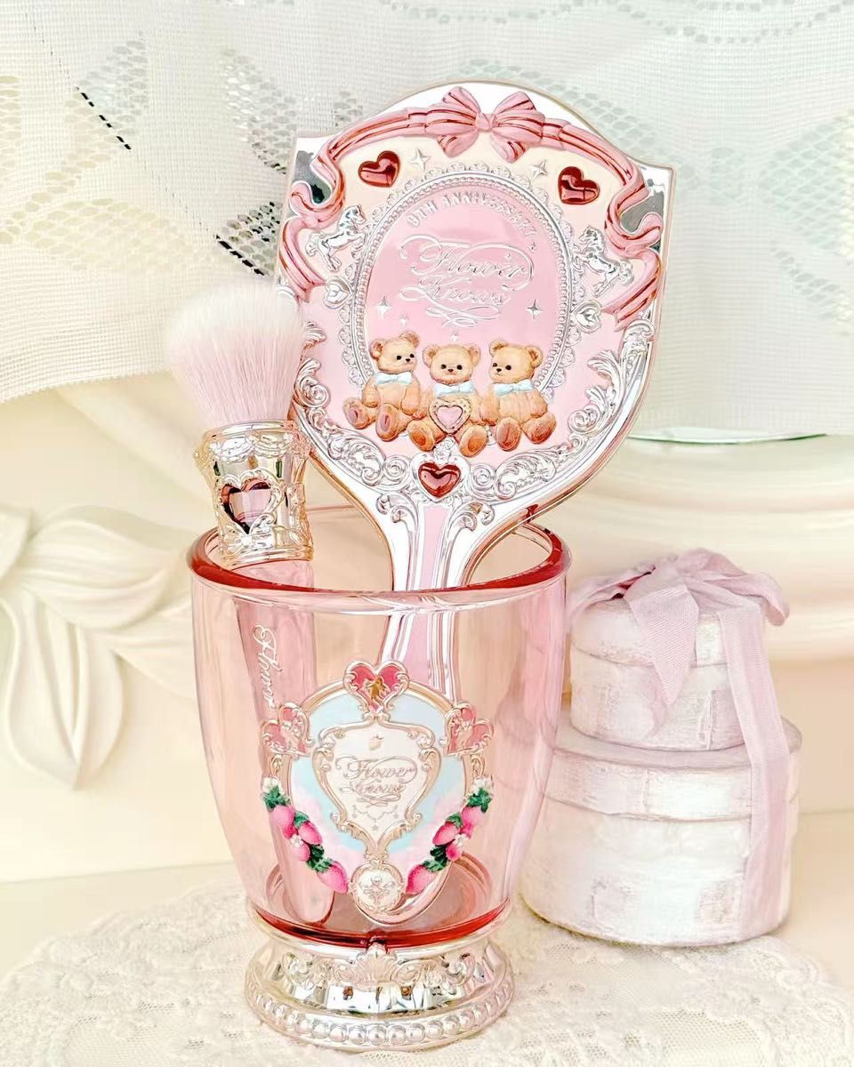 新品3点セット】フラワーノーズ 9周年限定グッズ 卓上ミラー