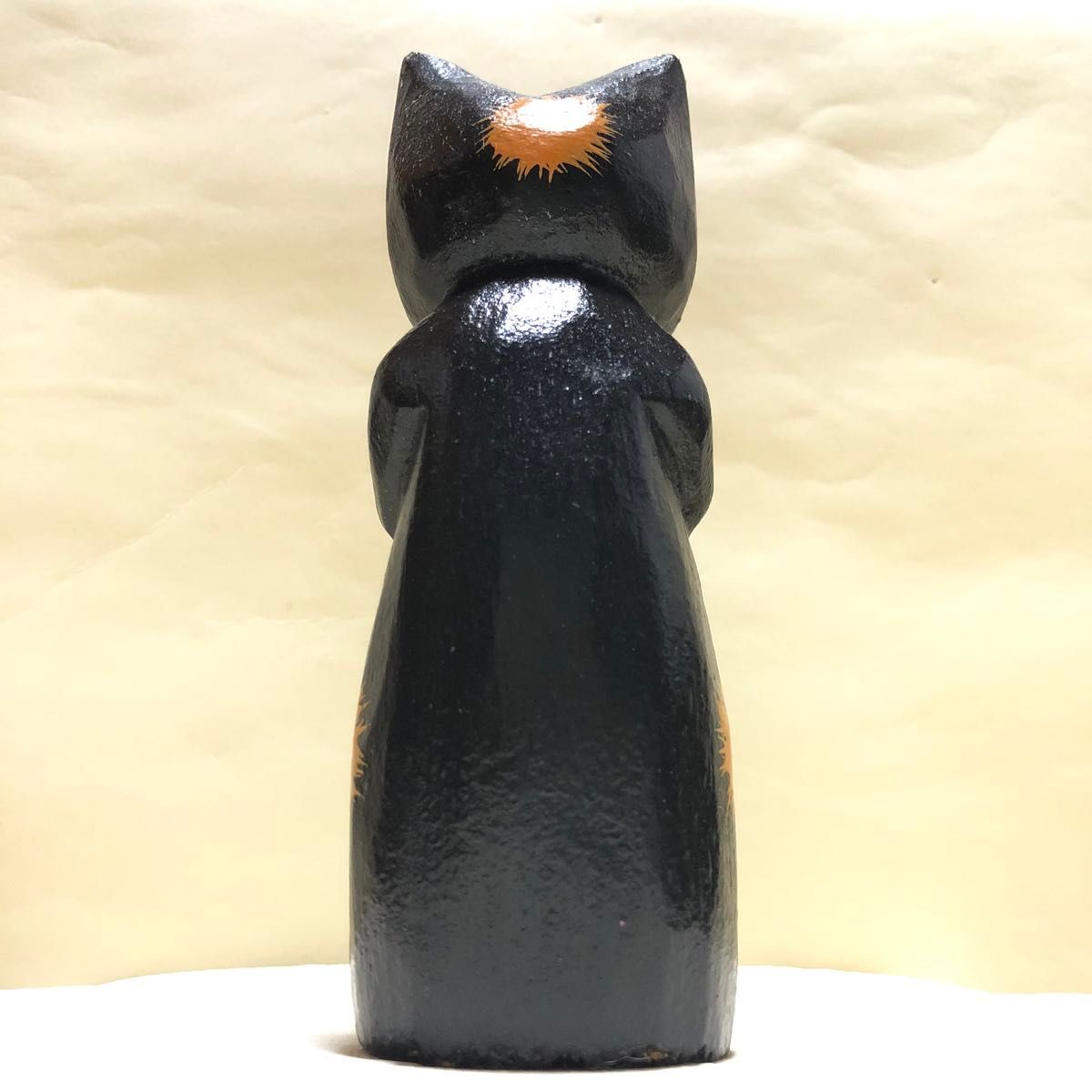 招き猫 木製 洋風 オシャレ とぼけた顔 インテリア 雑貨 置物 バリ