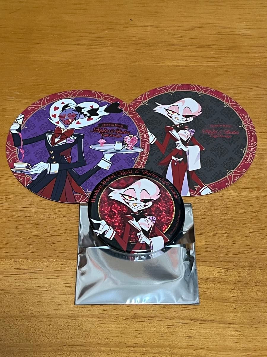 ハズビンホテルへようこそ アニメイトカフェ 特典 コースター