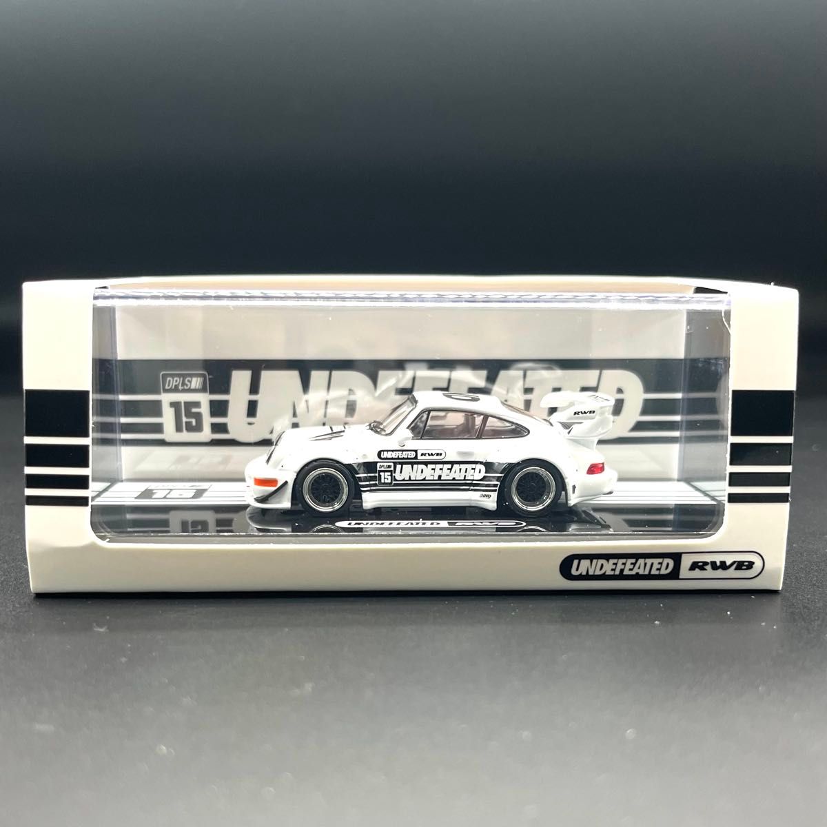 inno64 1/64 RWB DPLS UNDEFEATED ポルシェ 911 ホワイト モデルカー
