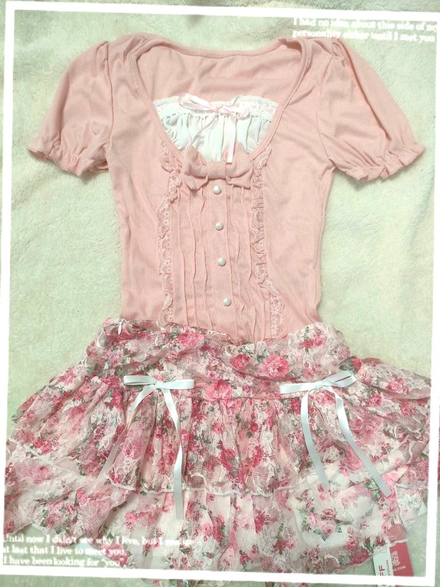 y2k 00s 平成ギャル リボン プリンセス 姫系 リズリサ系 ロリータ 姫