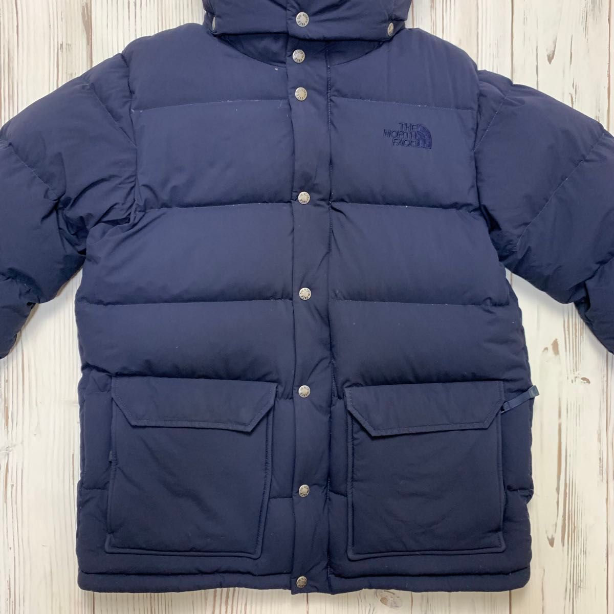 ノースフェイス ダウンジャケット メンズ XL 紺 ハイベント 大きい