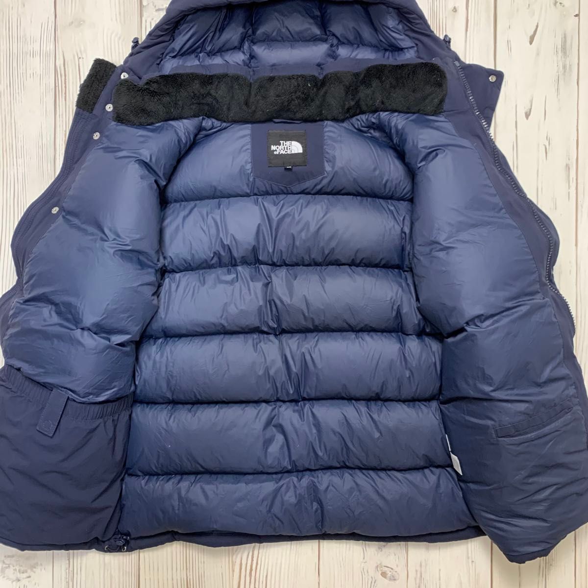 ノースフェイス ダウンジャケット メンズ XL 紺 ハイベント 大きい