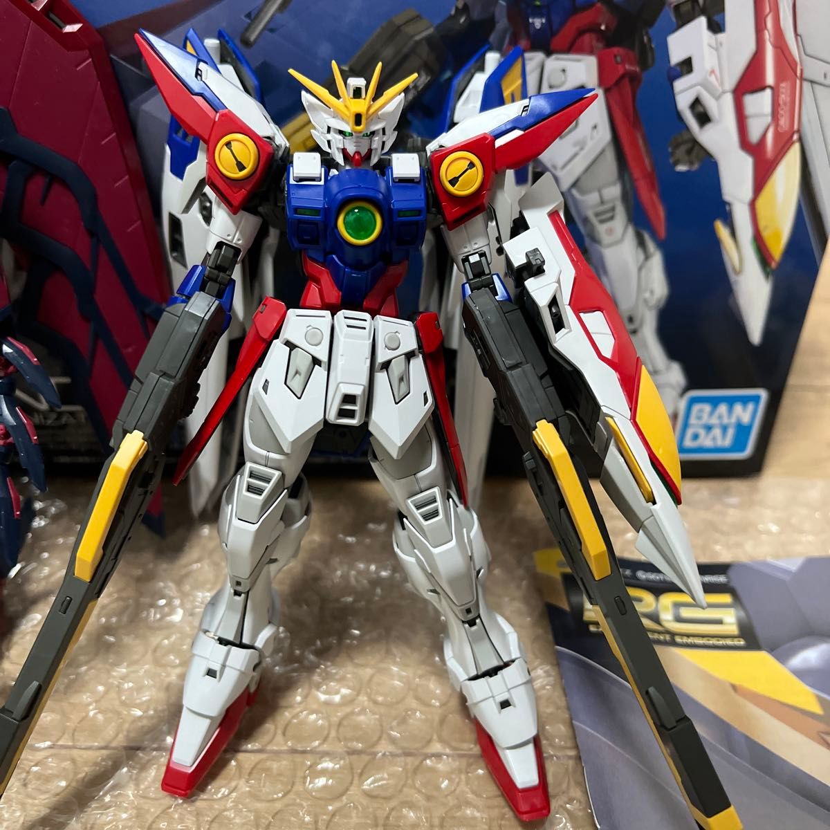 RGウイングガンダムゼロ 素組み 他 トールギス エピオン ガンダム