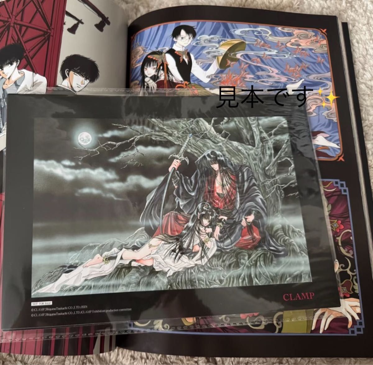 CLAMP展 公式画集 原画集 COLOR 白 黒 中国限定 中国版 特典付セット