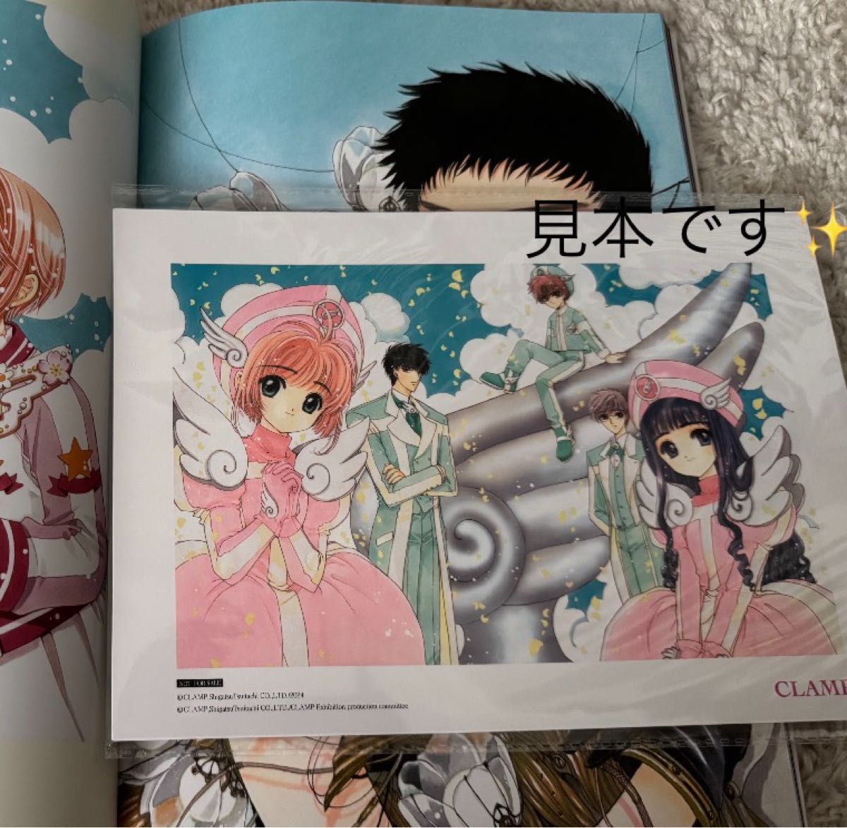 CLAMP展 公式画集 原画集 COLOR 白 黒 中国限定 中国版 特典付セット