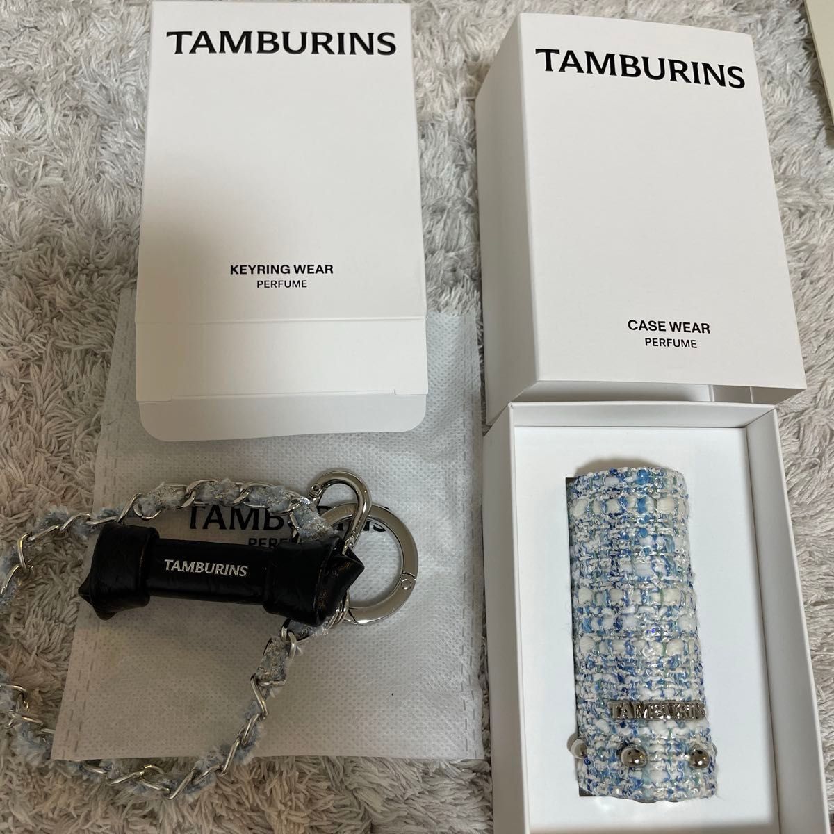タンバリンズ Sunshine KEYRING WEAR PERFUME BLUE TAMBURINS Felix
