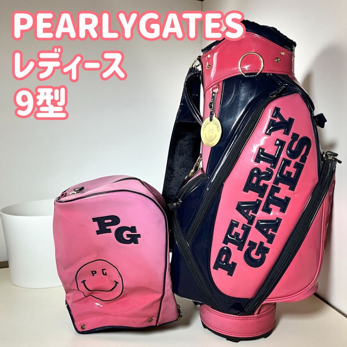 PEARLYGATES パーリーゲイツ レディース キャディバッグ エナメル