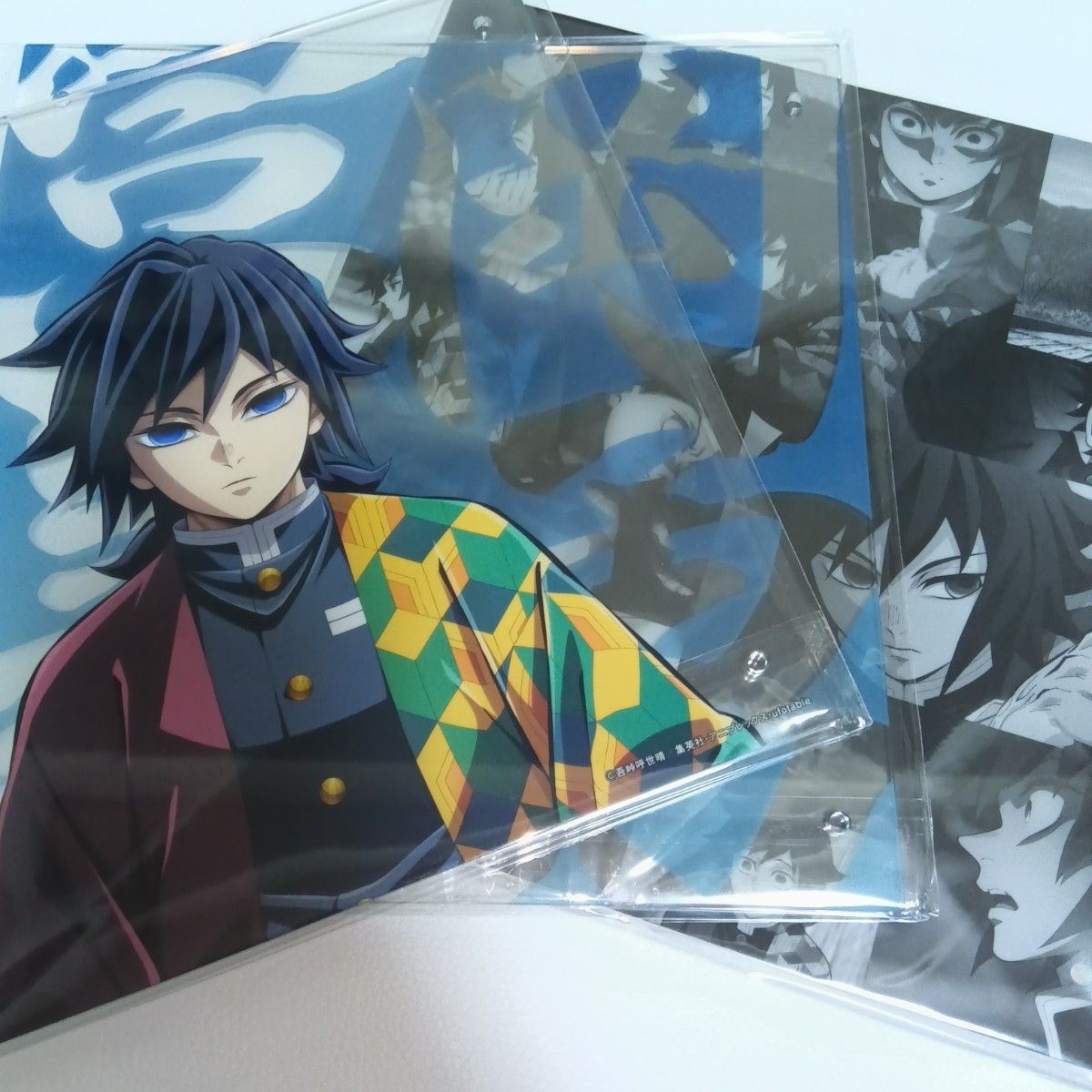 鬼滅の刃 バストアップアクリルパネル 冨岡義勇 鬼滅の刃 柱カフェ KV