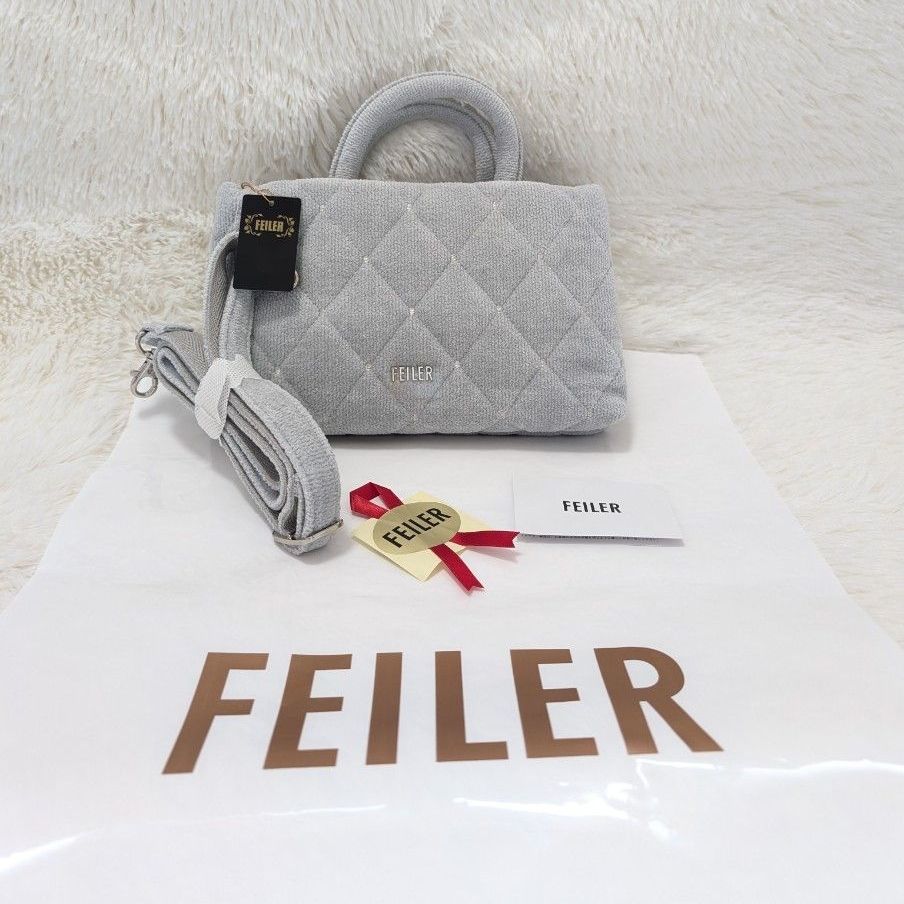 タグ付き新品 完売品 フェイラー FEILERユニ ミニショルダー ライト