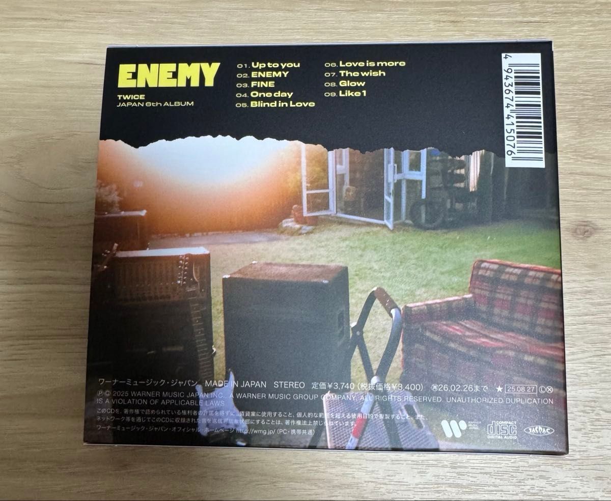 TWICE ALBUM 'ENEMY [ONCE JAPAN限定盤】・トレカサナ｜Yahoo!フリマ