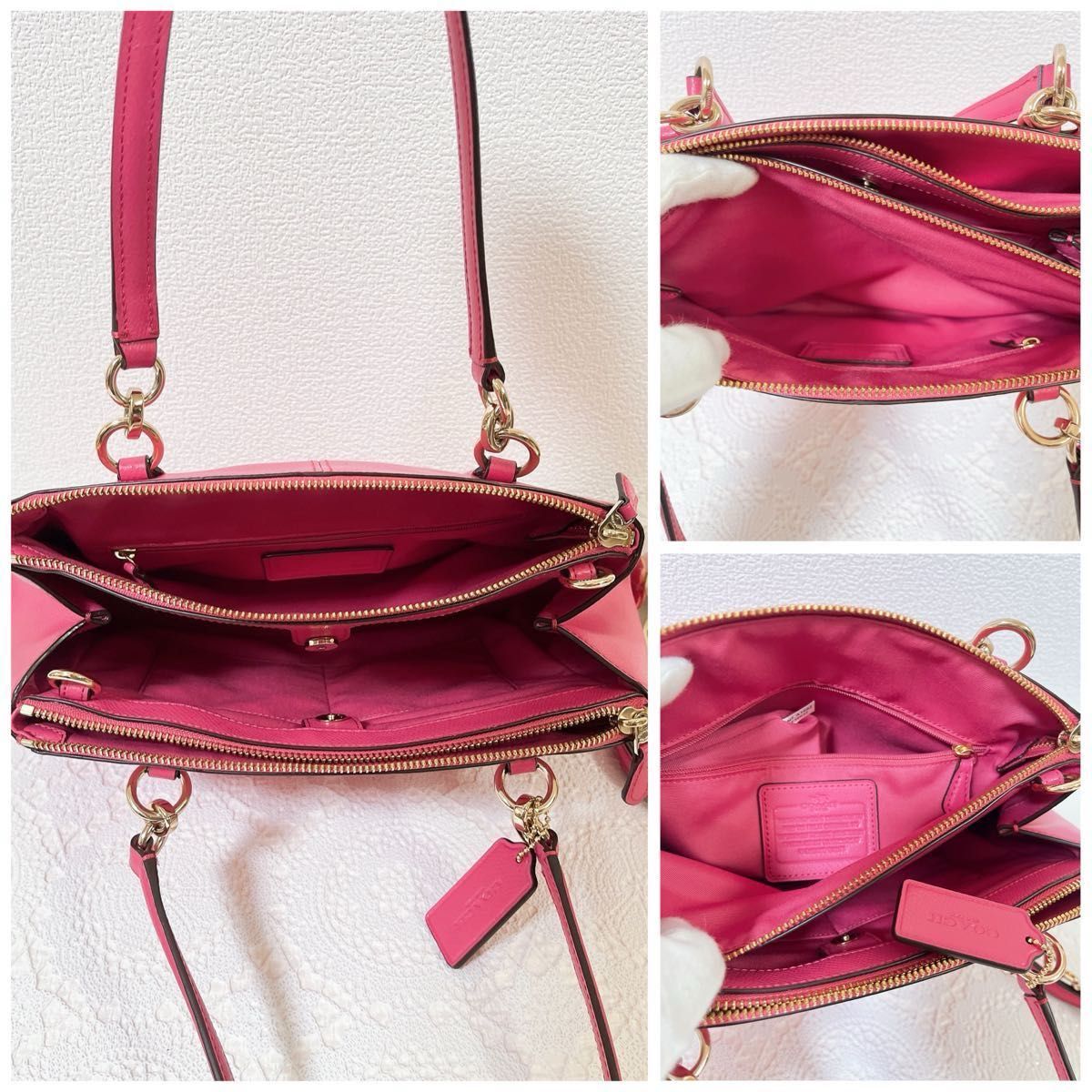 極美品】COACH コーチ ショルダーバッグ 2WAY トートバッグ 斜め掛け