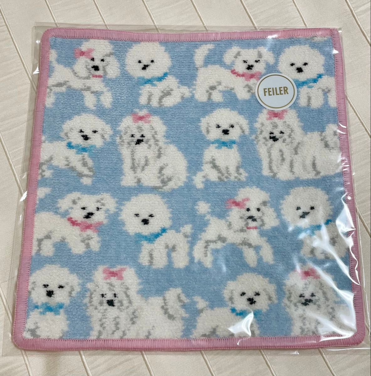 新品 フェイラー モフモフワンチャン ハンカチ WEB限定｜Yahoo!フリマ