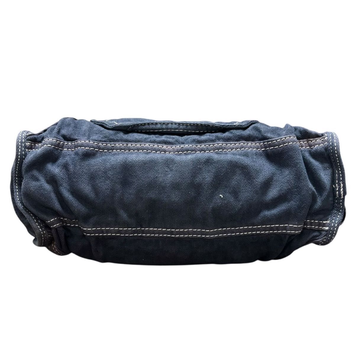 DIESEL ディーゼル ミニボストンバッグ メタルロゴ デニム mini Boston