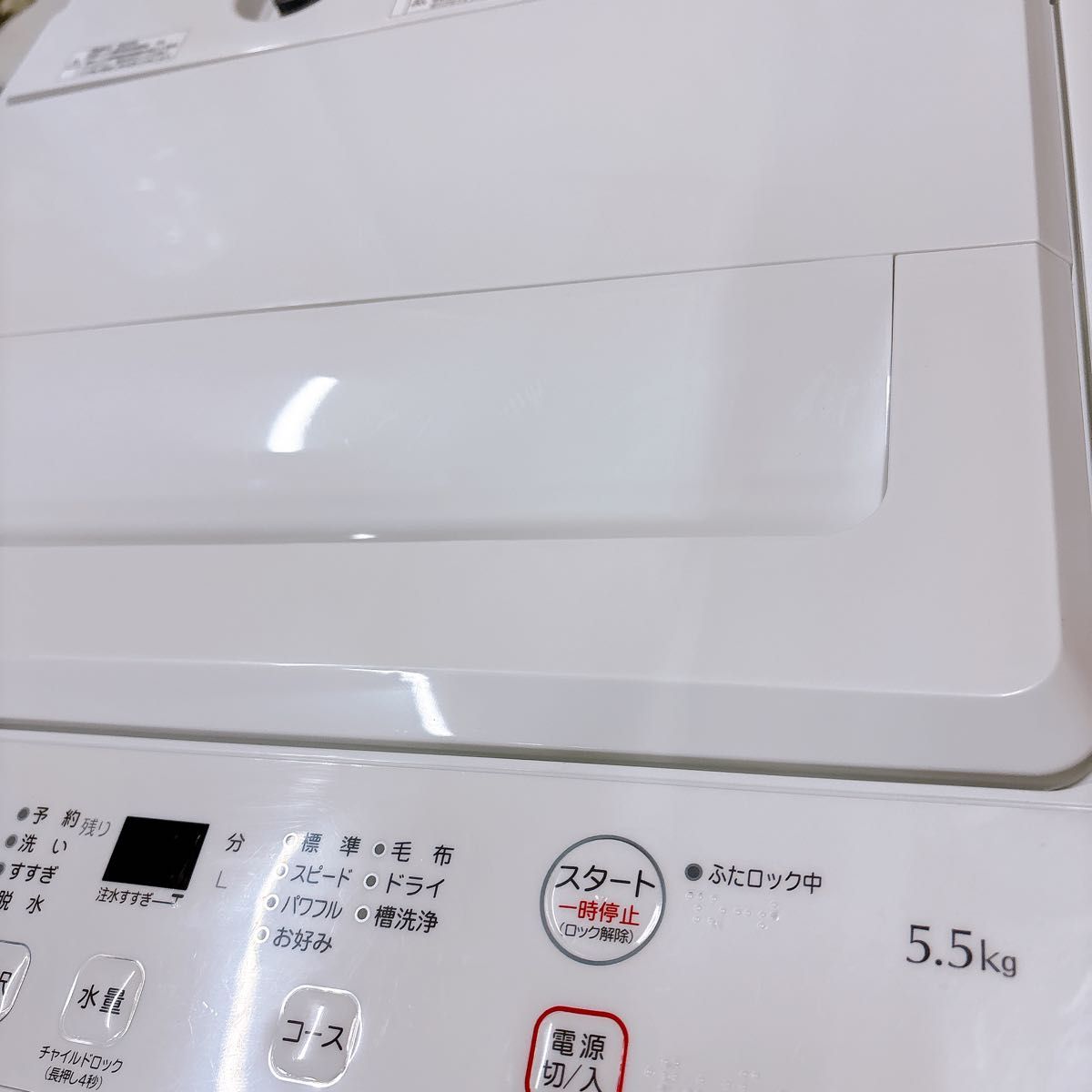 送料込み 2025年製 5 5kg洗濯機RORO YWMT55LW 槽洗浄｜Yahoo!フリマ