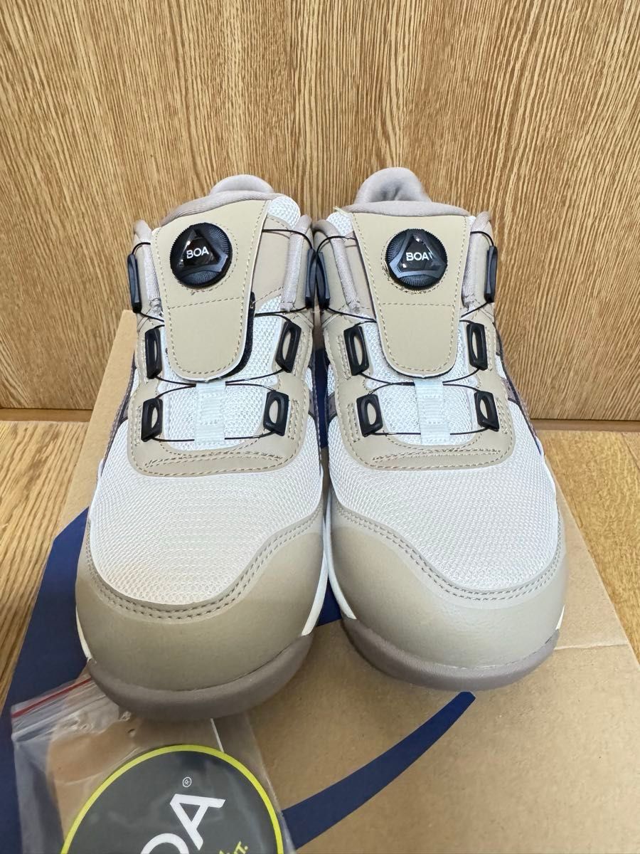 アシックス 安全靴 CP209 BOA LC 限定カラー クリーム×トープグレー