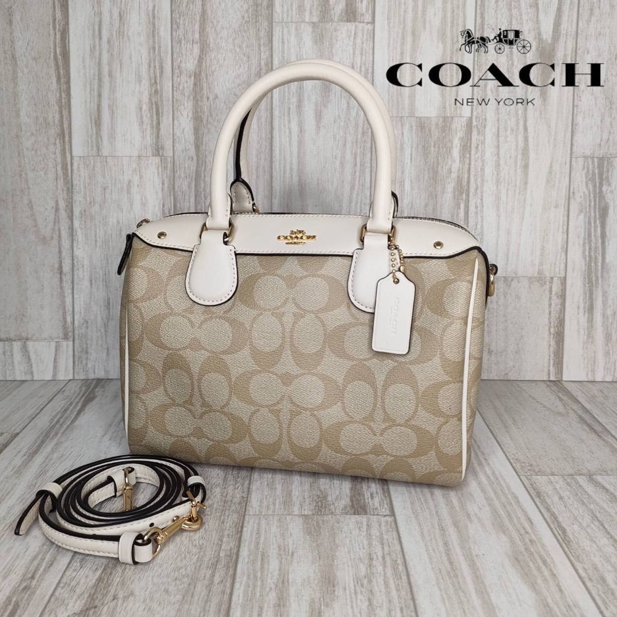 COACH コーチ シグネチャー 2WAY ハンドバッグ ショルダーバッグ 55
