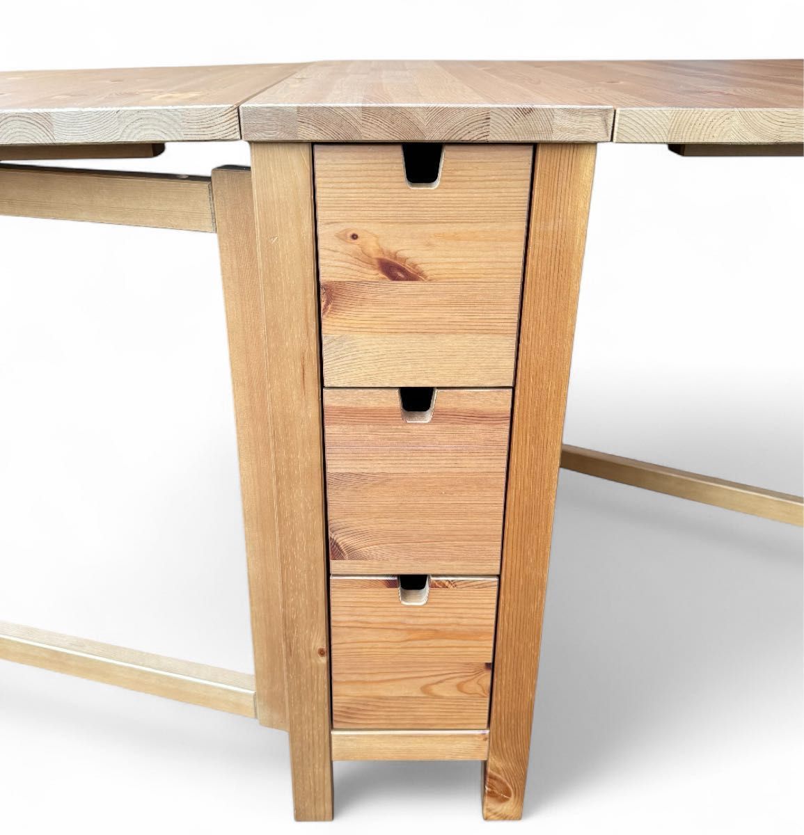 IKEA イケア バタフライテーブル 木製 パイン材 折りたたみテーブル