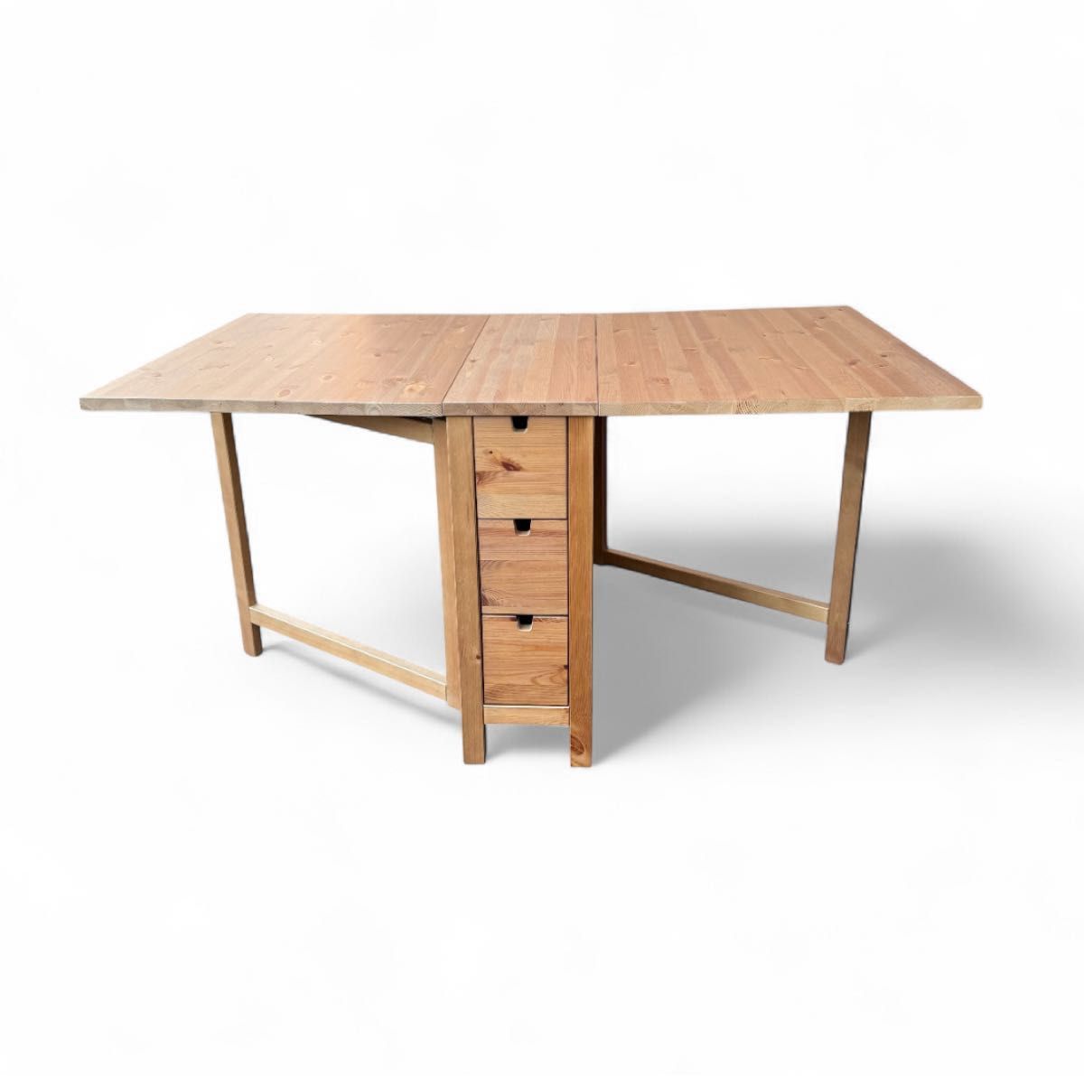 IKEA イケア バタフライテーブル 木製 パイン材 折りたたみテーブル