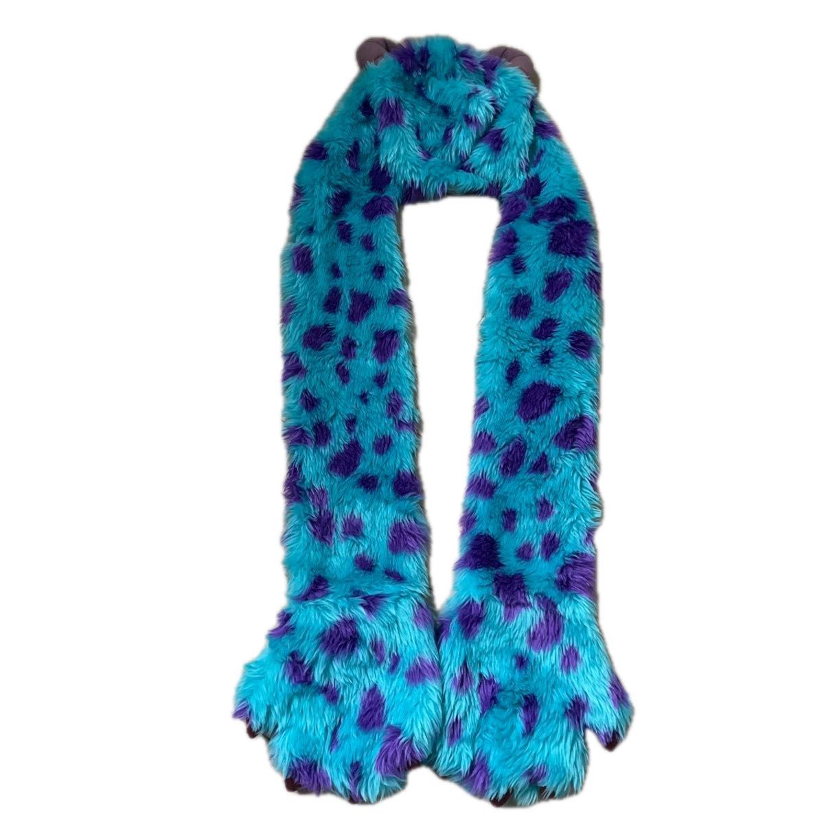 モンスターズインク サリー マフラー ファンキャップ ディズニー 防寒