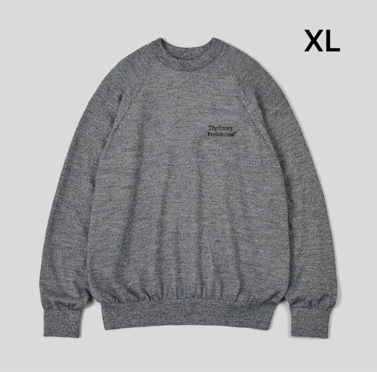 新品】ENNOY MERINO WOOL SWEATER (MIX GRAY) エンノイ グレー