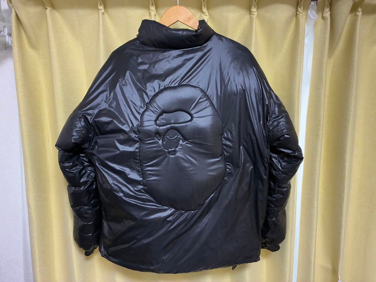 A BATHING APE アベイシングエイプ ダウンジャケット ブラック BAPE