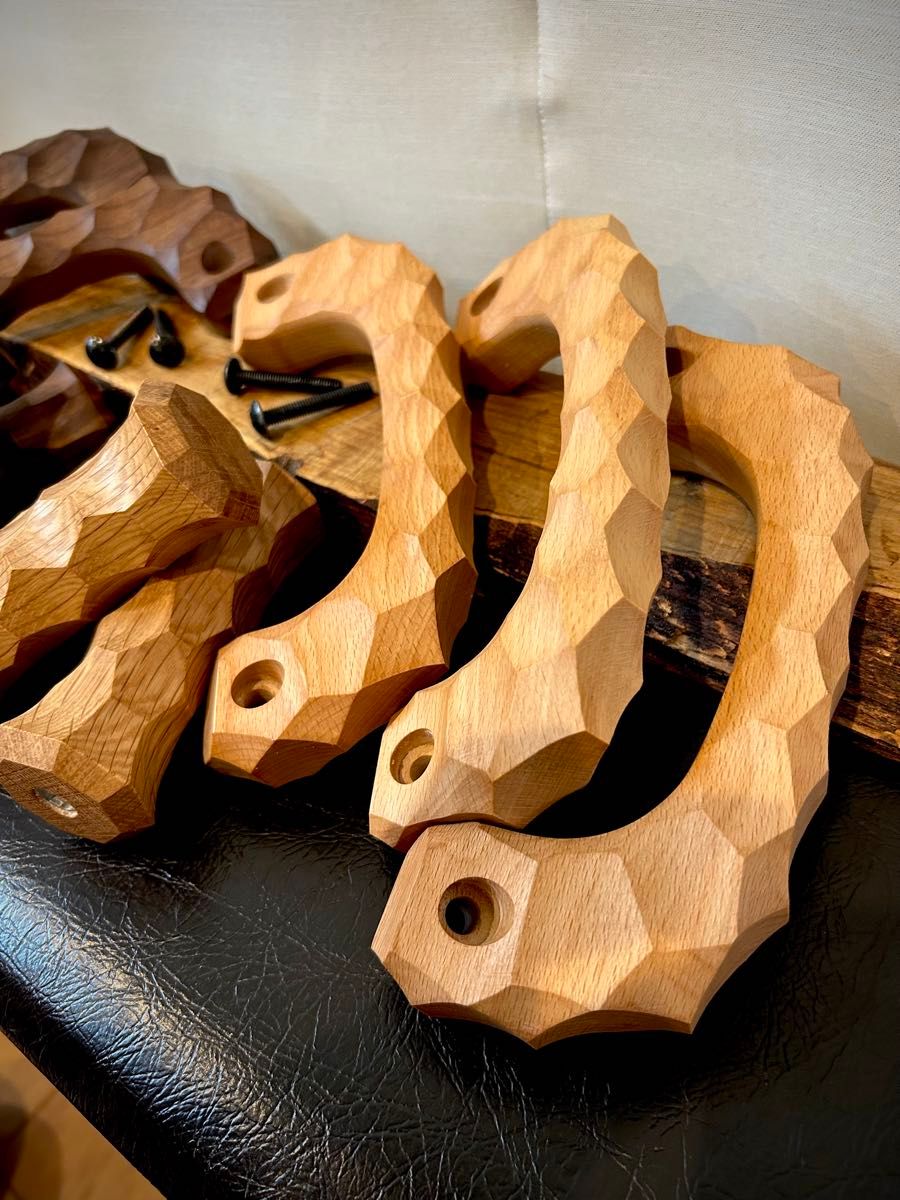 2本セット アシストグリップ 13本目 名栗加工 超絶極上激渋品