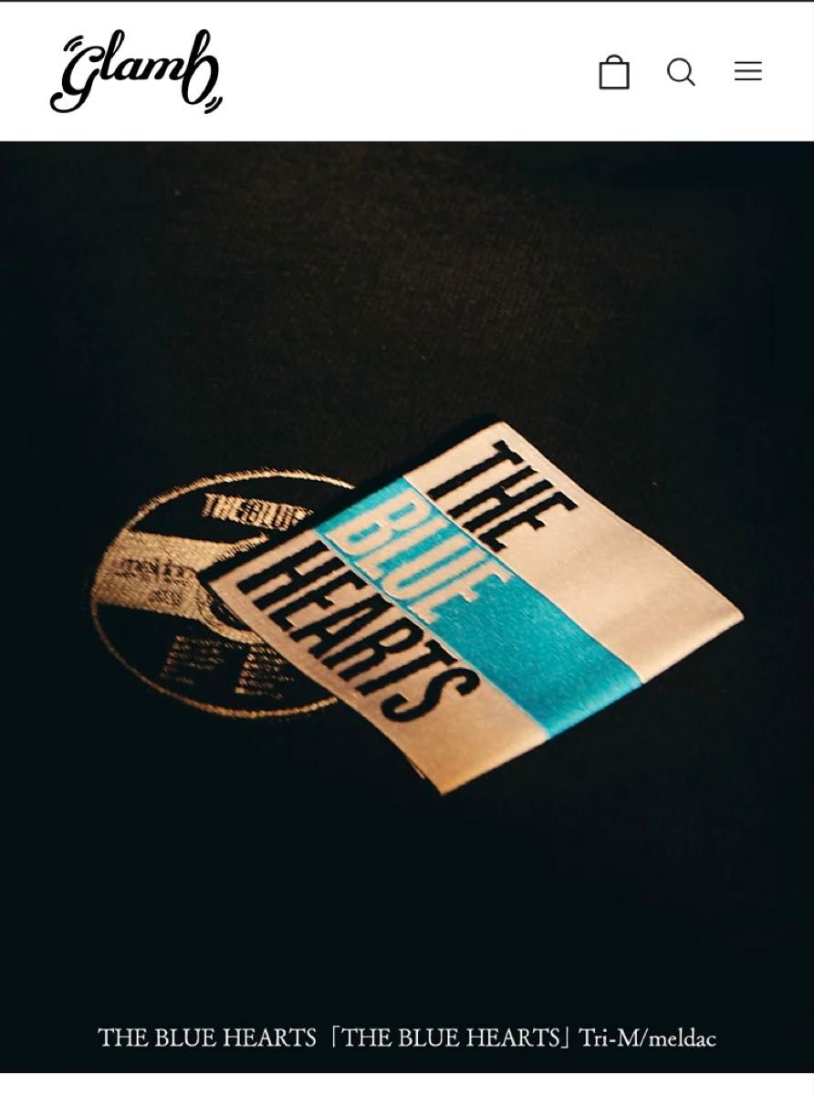 glamb THE BLUE HEARTS Tシャツ 白L 新品未開封 グラム ブルーハーツ
