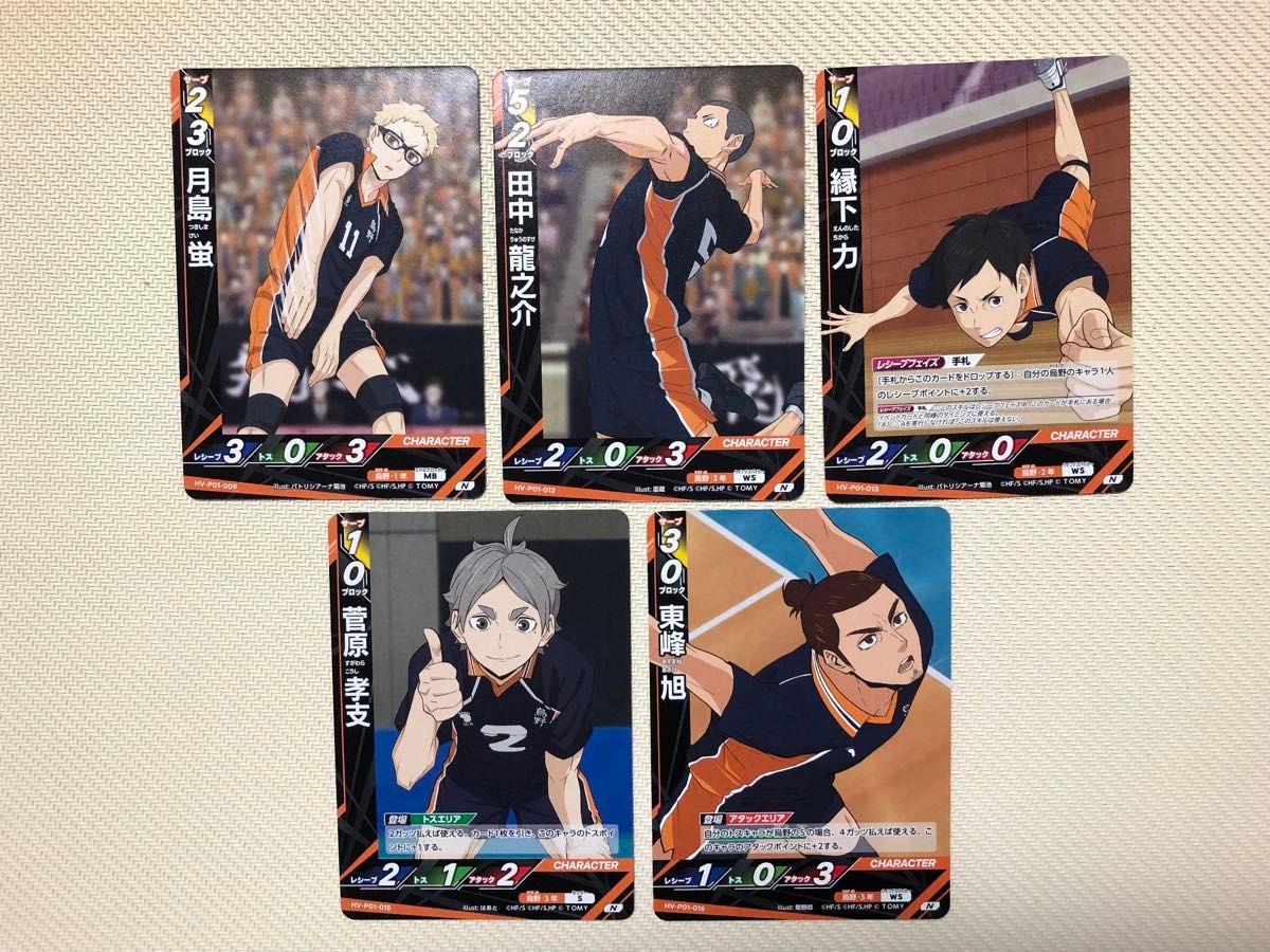 ハイキュー バボカ BREAK HV-P01 ゴミ捨て場の決戦 N ノーマルバボ 全