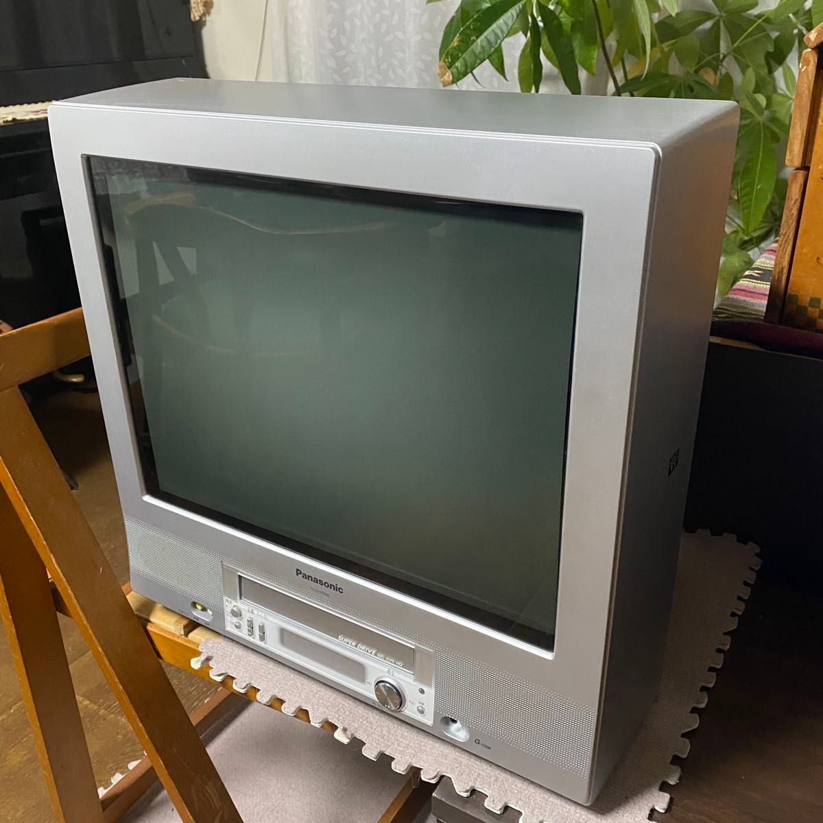 希少レトロ]パナソニック 21型 ブラウン管テレビデオTH-21VFR60 カラー