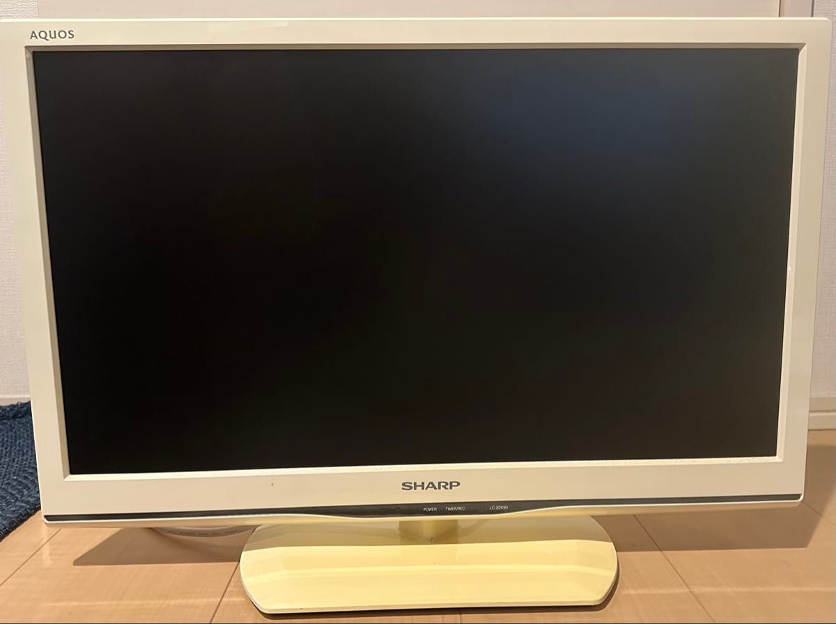 シャープ 22V型 液晶テレビ AQUOS LC-22K90 2014年製 ホワイト