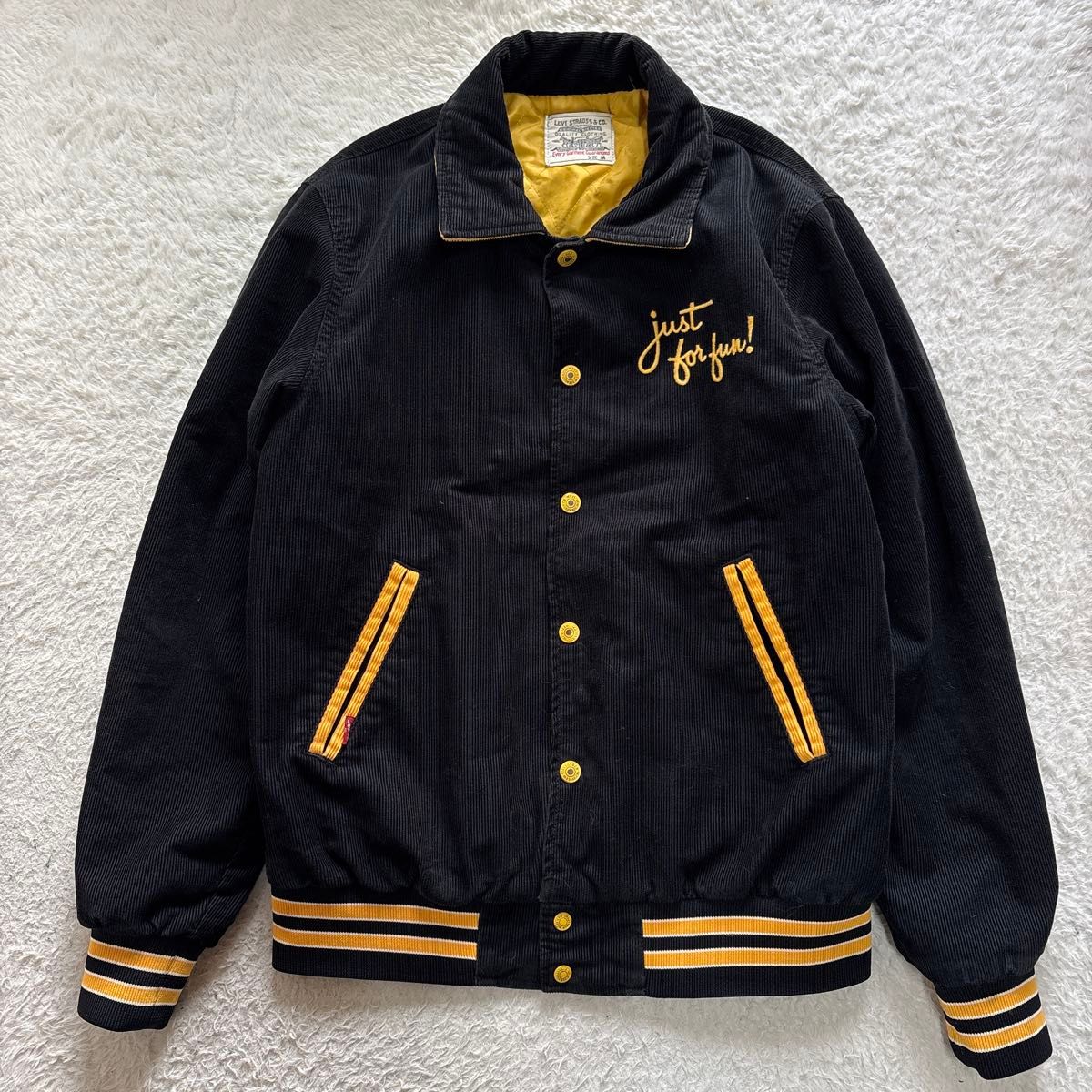 00s Levi's リーバイス コーデュロイジャケット スタジャン ブラック