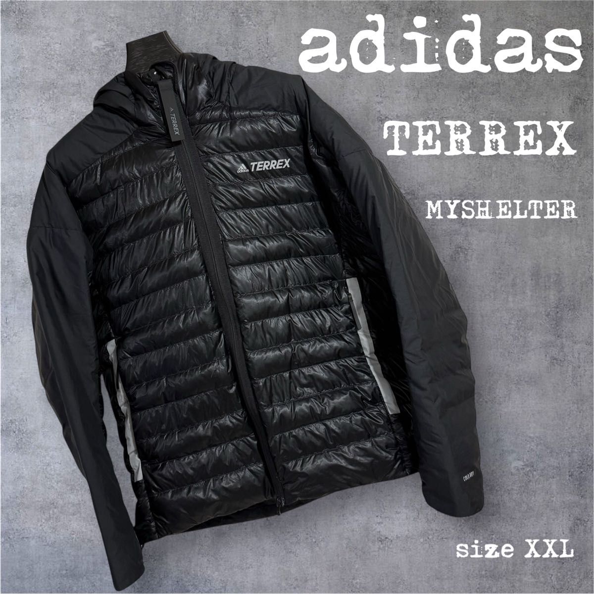 adidas TERREX MYSHELTER フーディダウンジャケット サイズXXL