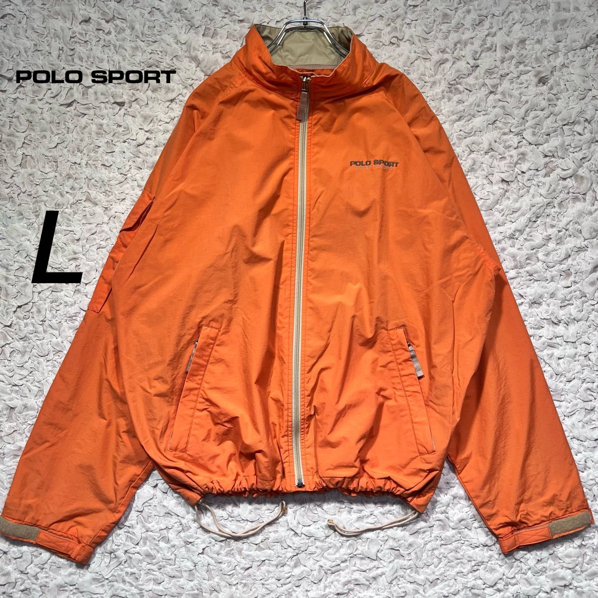 90s polo sport ポロスポーツ ナイロンジャケット 刺繍ロゴ 大きい