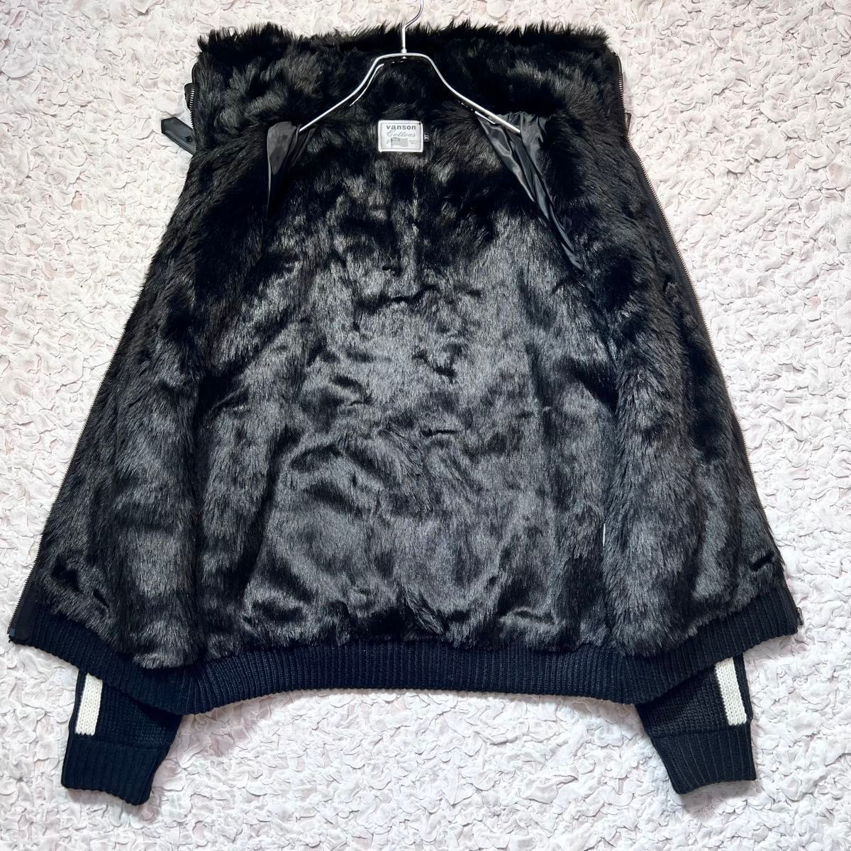 VANSON バンソン カウチンニット スカル ドクロ B-3 ニットジャケット