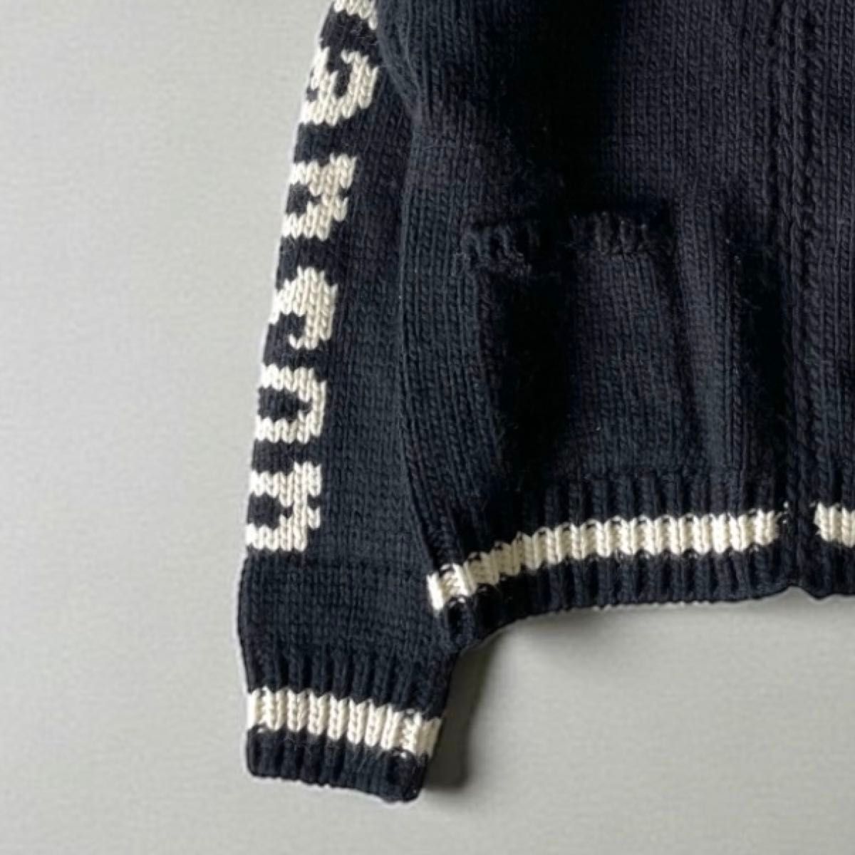 vanson カウチン ニット ジップアップ ジャケット ビッグサイズ 2XL