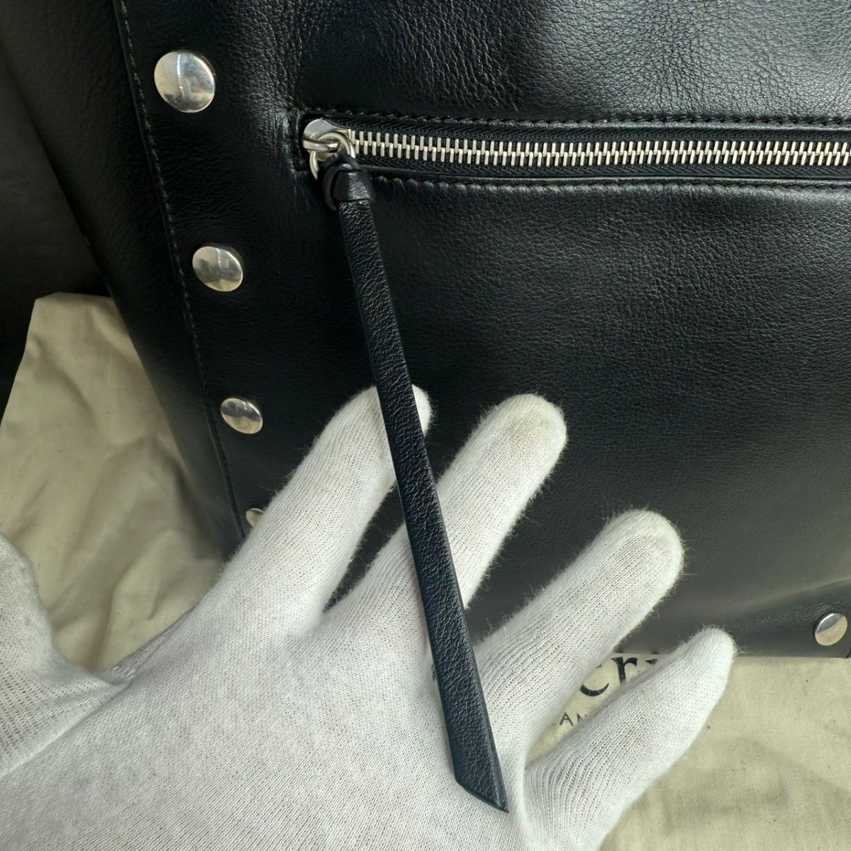 極美品 Mulberry マルベリー 本革 2way トートバッグ スタッズ 肩掛け