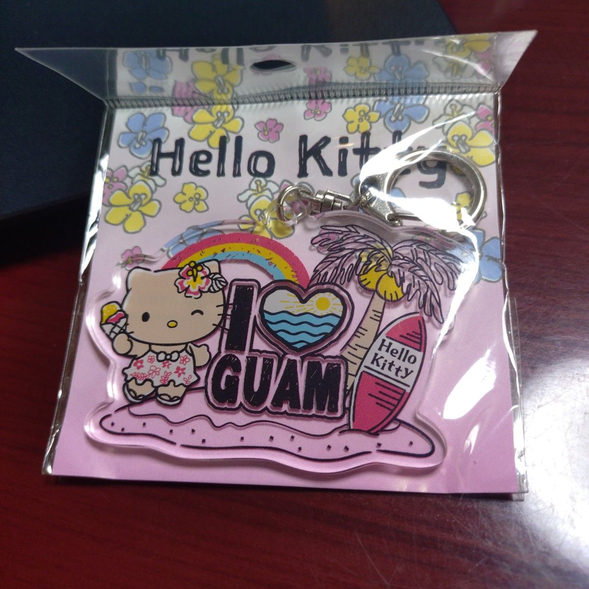 グアム ドンキ 日焼け ハローキティ アクリルキーホルダー ご当地