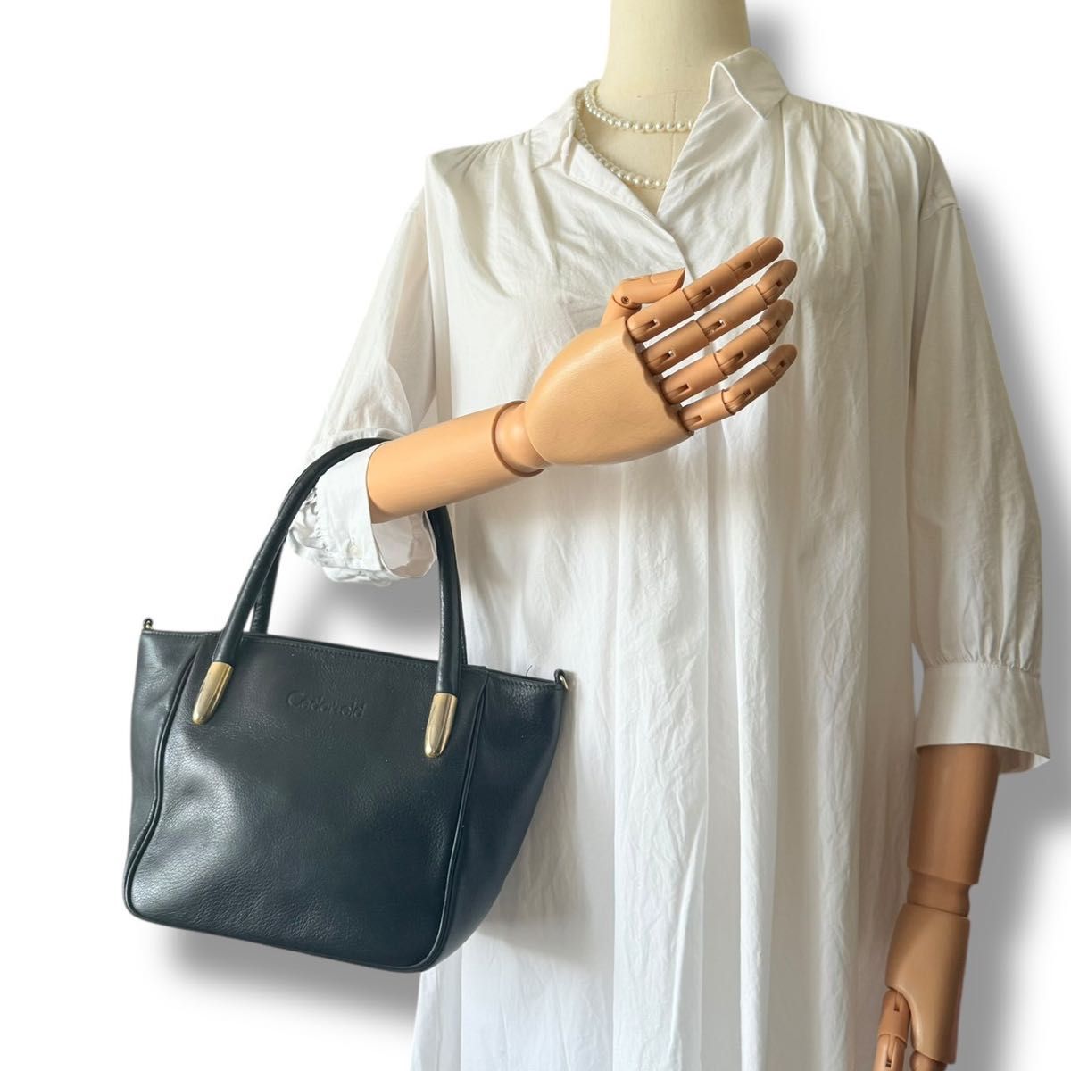 archive Cedar-eld hand bag leather 本革 ハンドバッグ 手提げ