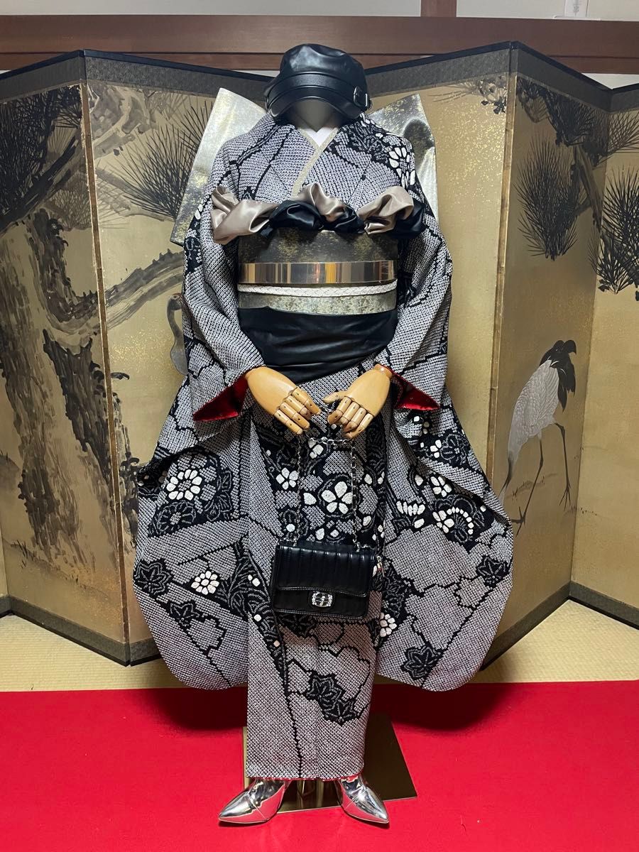 唯一無二！ 新品同様 きぬたや 振袖 落款あり 正絹 総絞り 長襦袢との