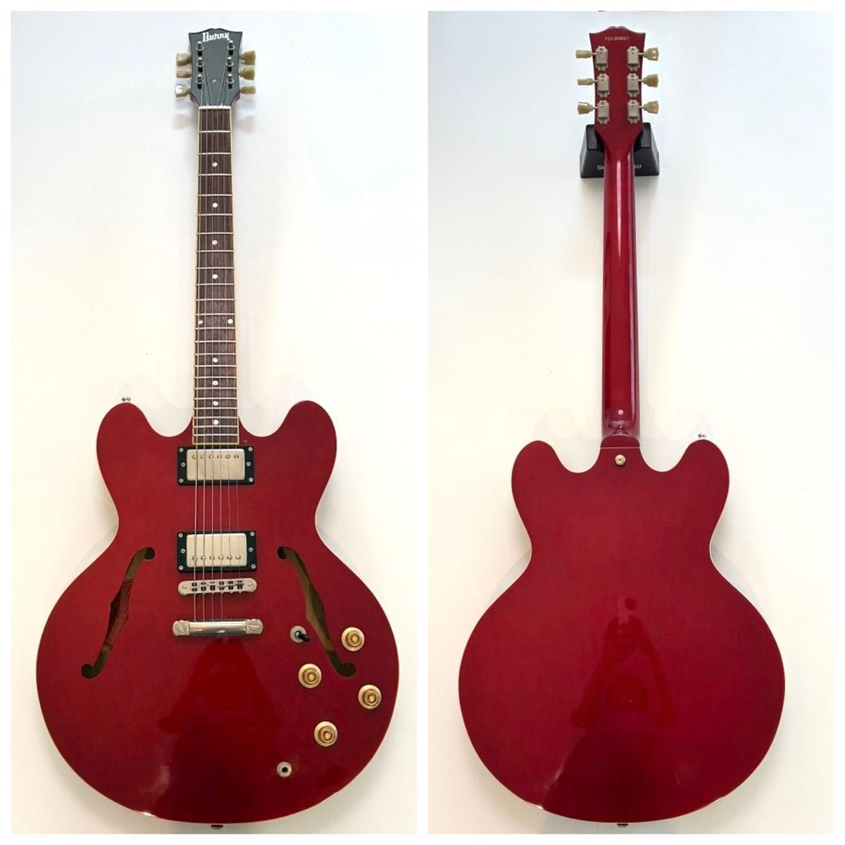 生産完了品/美品】Burny バーニー RSA-65 セミアコ ES-335タイプ