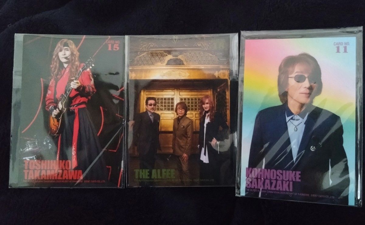 THE ALFEE 2025秋ツアー トレカ3枚セット｜Yahoo!フリマ（旧PayPayフリマ）