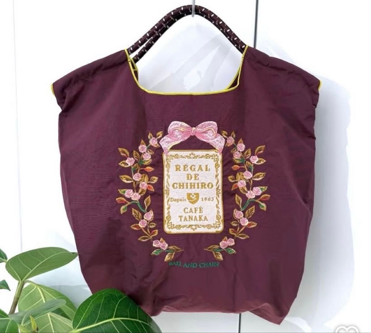 カフェタナカボール＆チェーンコラボエコバッグ カフェタナカ 名古屋