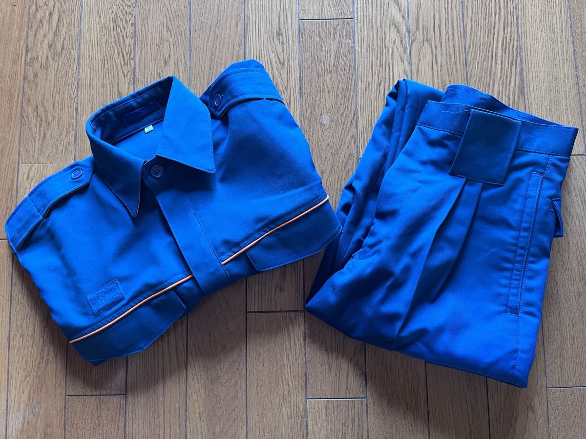 自衛消防団 活動服 救助服 上下衣 sサイズ 中古 上下セット